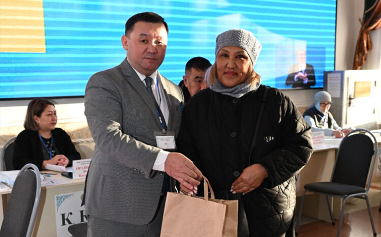 Дауыс берген алғашқы тұрғын