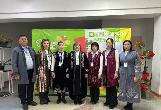 Ақсу ауданында референдумға халықтың келуі белсенді