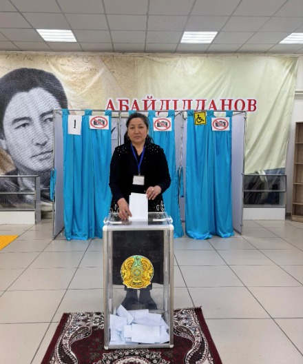 Учаскелік комиссия төрағасы өз таңдауын жасады