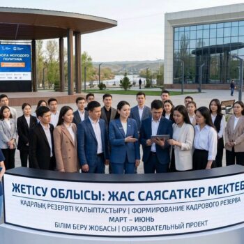 В области Жетісу подготовят новое поколение молодых политиков